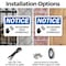 Signmission This Equipment Starts Automatically OSHA Notice Sign, Plastic, 10in W x 7in L, 2PK OS-2PACK-NS-P-710-L-18614 - alternate 3
